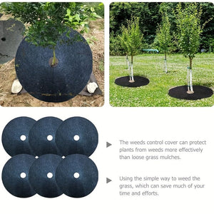 Planet Gates 6 Packs, Weed Barrier Landscape Fabric, Garden Weed Mat, Grass Cover, Garden Lawn Planting Weed Barrier Cloth, Can Be Used To Prevent Weed Growth