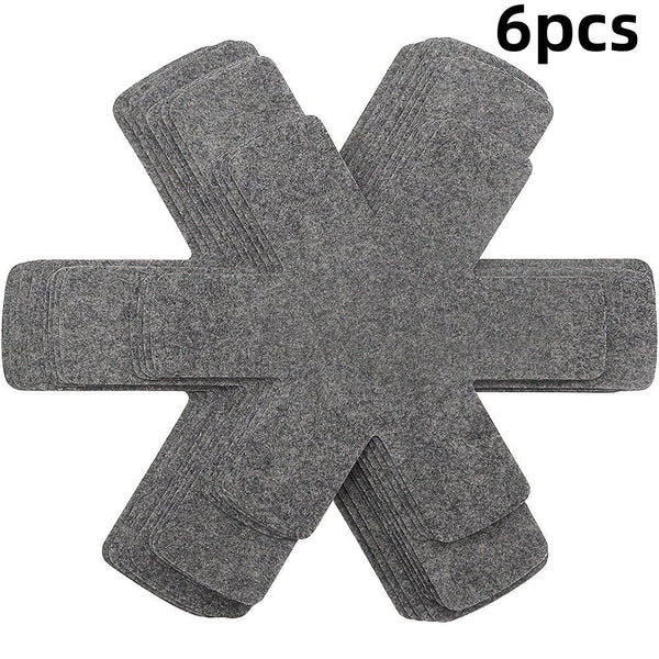 Planet Gates 6 Pcs (3 Different Size) 3/6pcs 25.91/35.05/38.1 Cm Pot And Pot Protectors, Pot Dividers, Stacked Pot Protectors, And Pot Dividers Are Used To Protect And Separate Pots And Pans