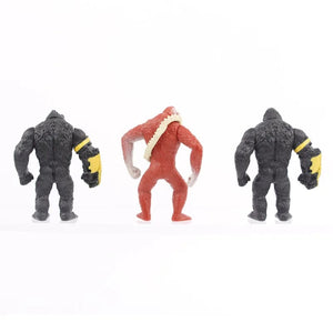Planet Gates 6 Pcs 6 Pcs/Pack Godzilla VS King Kong 2 New Empire Action Figure New Arrival Monsters Model Gojira Ornaments Doll