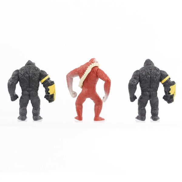 Planet Gates 6 Pcs 6 Pcs/Pack Godzilla VS King Kong 2 New Empire Action Figure New Arrival Monsters Model Gojira Ornaments Doll