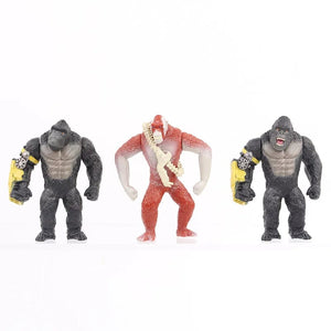 Planet Gates 6 Pcs 6 Pcs/Pack Godzilla VS King Kong 2 New Empire Action Figure New Arrival Monsters Model Gojira Ornaments Doll