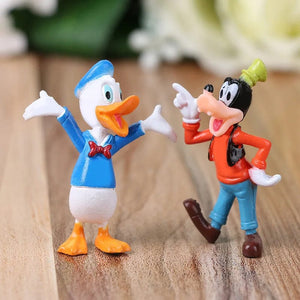 Planet Gates 6 pcs 6pcs/set Disney Figures Mickey Mouse Minnie Mouse Birthday Party Cake Decoration PVC Anime Figures Kids Toys