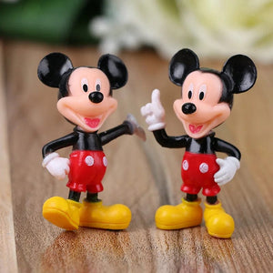 Planet Gates 6 pcs 6pcs/set Disney Figures Mickey Mouse Minnie Mouse Birthday Party Cake Decoration PVC Anime Figures Kids Toys