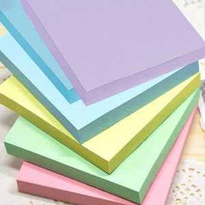 Planet Gates 6 pcs fluorescent color 3*3inch Sticky Note Posted It Note Pads Stickers Planner Sticker Notepad Memo pad School Office Supplies