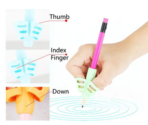 Planet Gates 6 PCS In bulk 6Pcs/Set Pencil Grips Kids Handwriting Posture Correction Training Grippers Writing AIDS Pens Holding for Toddler Children Gifts