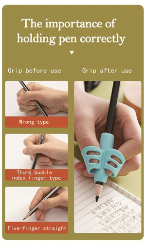 Planet Gates 6 PCS In bulk 6Pcs/Set Pencil Grips Kids Handwriting Posture Correction Training Grippers Writing AIDS Pens Holding for Toddler Children Gifts