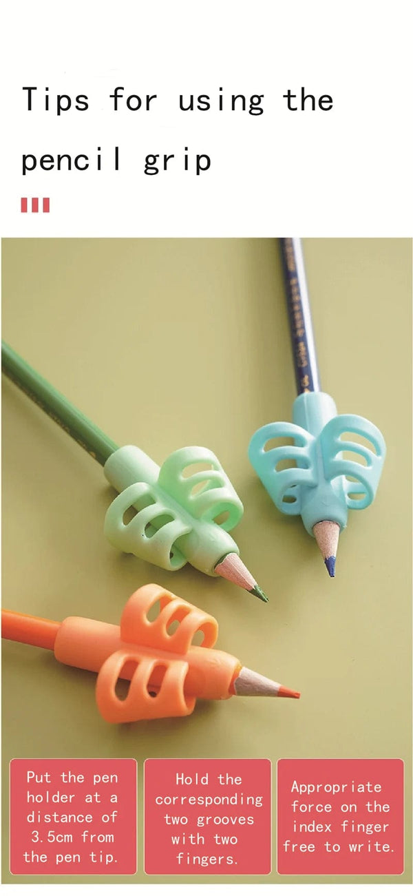 Planet Gates 6 PCS In bulk 6Pcs/Set Pencil Grips Kids Handwriting Posture Correction Training Grippers Writing AIDS Pens Holding for Toddler Children Gifts