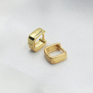 Planet Gates 6 Stainless Steel Smooth Metal Chunky Hoop Earrings for Women Girls Fashion Round Circle Hoops Statement Earrings Punk Jewelry