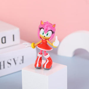 Planet Gates 6 Style Hot Selling Sonics Film and Television PVC Character Toy Hedgehog Shadow Tail Figure Model Dolls Children Animal Toys