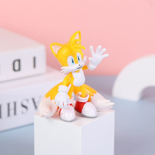 Planet Gates 6 Style Hot Selling Sonics Film and Television PVC Character Toy Hedgehog Shadow Tail Figure Model Dolls Children Animal Toys