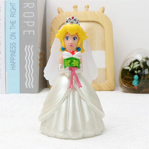 Planet Gates 6 Styles Mario Bros Princess Peach Rosalina Daisy Action Figures Toys Cute Anime Pauline Creative Collectible PVC Model Dolls