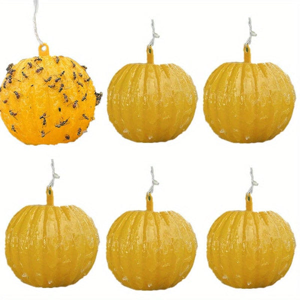Planet Gates 6 Yellow 6pcs Fly Trap: Keep Your Home, Garden & Farm Pest-Free!