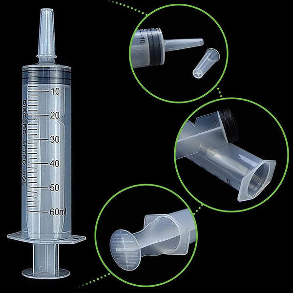 Planet Gates 60/100ml Plastic Bulk Needle-Free Disposable Syringes Syringes Without Needle Syringe Glue Pet Feeding Needle Kitchen Tools