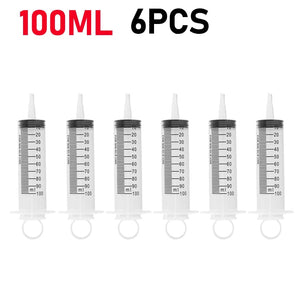 Planet Gates 60/100ml Plastic Bulk Needle-Free Disposable Syringes Syringes Without Needle Syringe Glue Pet Feeding Needle Kitchen Tools