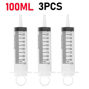 Planet Gates 60/100ml Plastic Bulk Needle-Free Disposable Syringes Syringes Without Needle Syringe Glue Pet Feeding Needle Kitchen Tools