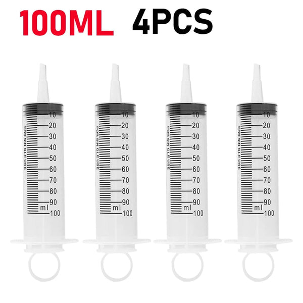 Planet Gates 60/100ml Plastic Bulk Needle-Free Disposable Syringes Syringes Without Needle Syringe Glue Pet Feeding Needle Kitchen Tools