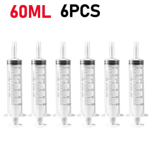 Planet Gates 60/100ml Plastic Bulk Needle-Free Disposable Syringes Syringes Without Needle Syringe Glue Pet Feeding Needle Kitchen Tools