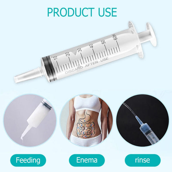 Planet Gates 60/100ml Plastic Bulk Needle-Free Disposable Syringes Syringes Without Needle Syringe Glue Pet Feeding Needle Kitchen Tools