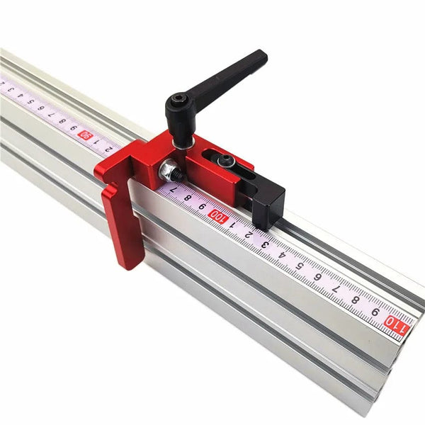 Planet Gates 60/80/100cm 75mm Height Miter Track T-track Stop Sliding Brackets T-Slot Aluminium Profile Woodworking Workbench DIY Accessories