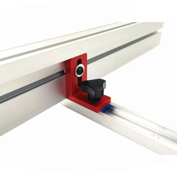 Planet Gates 60/80/100cm 75mm Height Miter Track T-track Stop Sliding Brackets T-Slot Aluminium Profile Woodworking Workbench DIY Accessories