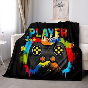 Planet Gates 60"L X 50"W Warm Comfortable Cartoon Blanket, Throw Blanket For Couch Sofa