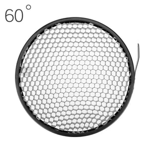 Planet Gates 60 Soonpho 7 inch Bowens Mount Standard Reflector Diffuser Lamp Shade Dish Honeycomb Grid for Soft Light Photographic Studio Kits