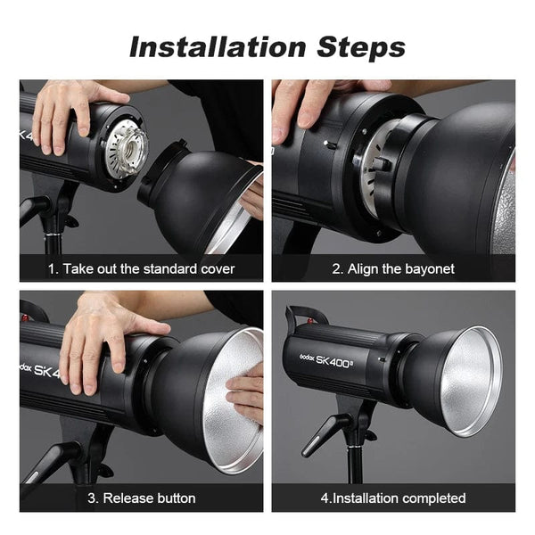 Planet Gates 60 Soonpho 7 inch Bowens Mount Standard Reflector Diffuser Lamp Shade Dish Honeycomb Grid for Soft Light Photographic Studio Kits