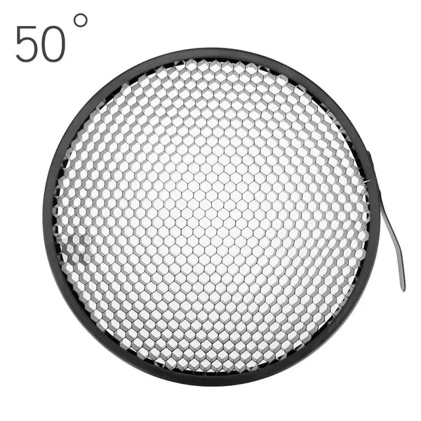 Planet Gates 60 Soonpho 7 inch Bowens Mount Standard Reflector Diffuser Lamp Shade Dish Honeycomb Grid for Soft Light Photographic Studio Kits