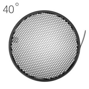 Planet Gates 60 Soonpho 7 inch Bowens Mount Standard Reflector Diffuser Lamp Shade Dish Honeycomb Grid for Soft Light Photographic Studio Kits