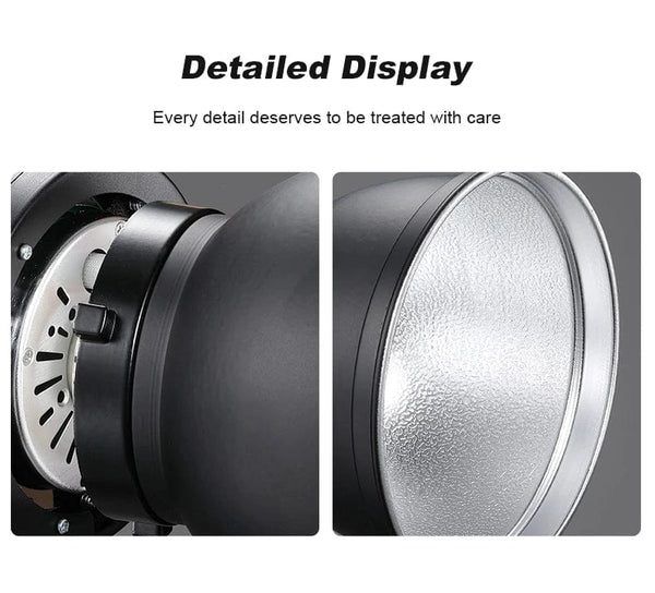 Planet Gates 60 Soonpho 7 inch Bowens Mount Standard Reflector Diffuser Lamp Shade Dish Honeycomb Grid for Soft Light Photographic Studio Kits