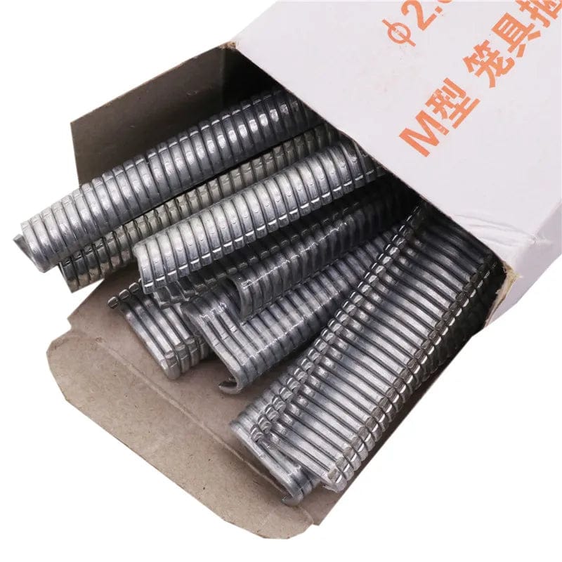 Planet Gates 600 Pcs / 600 Pcs 600 Pcs Pcs M Nail Cages Installed Chicken Duck Bird Dog Cage Clamp 2.0 Quail Tied Dove Cage Clamp Rabbit Staples