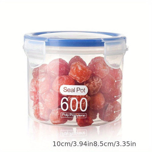 Planet Gates 600(S) 1pc, Clear Food Storage Box, Plastic Grain Storage Box, Moisture-proof Grain Storage Box, Large Multifunctional Storage Containers, Kitchen Refrigerator Storage Box, Food Airtight Container, Thickened Transparent Food