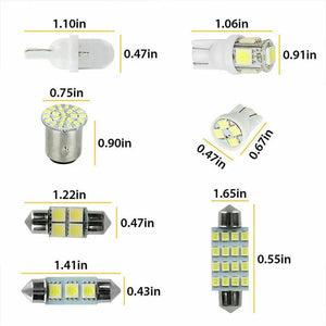 Planet Gates 6000K / 42pcs Set 42pcs Interior Car Lights Led Combination Set 31mm 36mm 41mm T10 1157 12v 6000k Led Dome Light Replacement Bulbs Reading Light