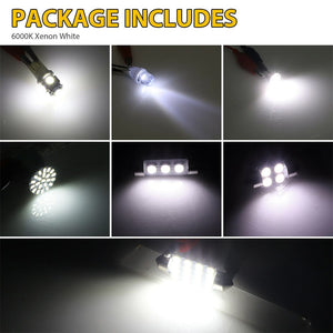 Planet Gates 6000K / 42pcs Set 42pcs Interior Car Lights Led Combination Set 31mm 36mm 41mm T10 1157 12v 6000k Led Dome Light Replacement Bulbs Reading Light