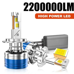 Planet Gates 6000K Cold White / CANBUS / 9006/HB4 H7 H4 H11 LED Headlight High Power 8580 CSP Canbus 9005 HB3 9006 HB4 Turbo Lamp 6000K 30000LM for Car 12V 24V Auto Lamp Bulb