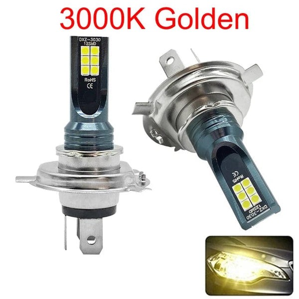 Planet Gates 6000K White / 9005/HB3 2Pcs H4 H7 LED Headlight H11 H8 H9 H1 H3 Car Fog Light LED Bulbs 9005 9006 Hb3 Hb4 Auto Driving Running Lamps 12000LM 12V 6000K