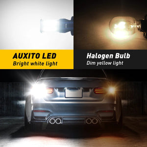 Planet Gates 6000K White AUXITO 2Pcs Canbus T15 T16 LED Reverse Lights W16W 912 921 LED Bulb No Error Car Back Up Rear Lamp 12V 6000K White Super Bright