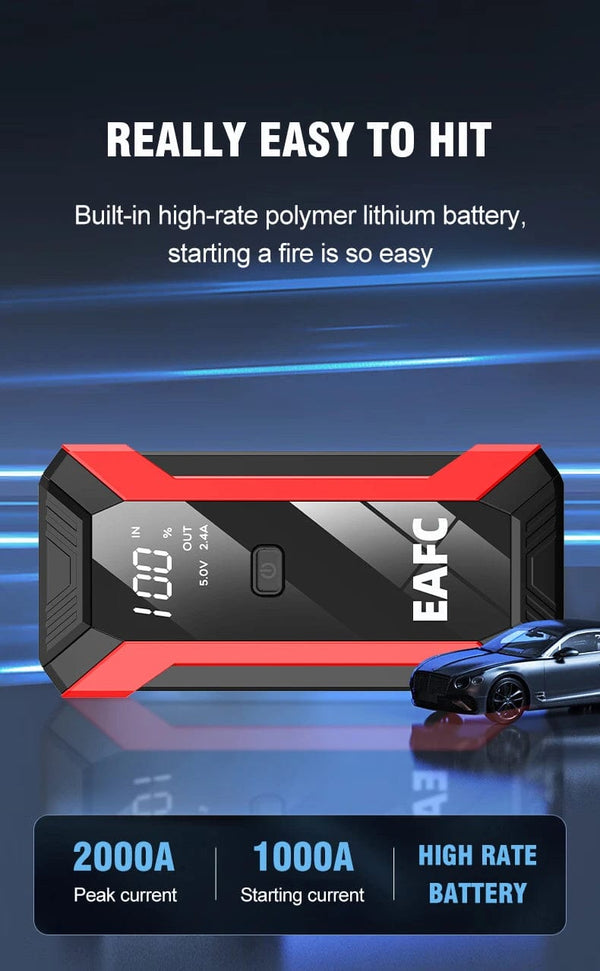 Planet Gates 600A with Box / spain Hot 600/1200/2000A Portable Car Jump Starter Power Bank Car Booster Charger 12V  Starting Device Petrol Diesel Car Booster