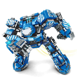 Planet Gates 602Pcs With1 figure Superheroes Mecha Building Blocks Toys for Boys Super Armor Robot Model Military Warrior Action Figures Gifts for Kids Children