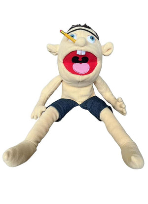 Planet Gates 60cm 60cm Jeffy Hand Puppet Plush Children Soft Doll Talk Show Party Props Christmas Doll Plush Toys Puppet Kids Gift