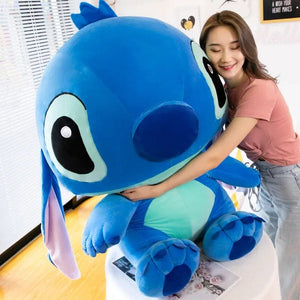 Planet Gates 60cm Giant Disney Lilo & Stitch Couple Models Cartoon Stuffed Plush Anime Plushs Baby Toys Pendant Toy Kawaii Kids Birthday Gift