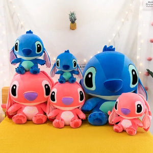 Planet Gates 60cm Giant Disney Lilo & Stitch Couple Models Cartoon Stuffed Plush Anime Plushs Baby Toys Pendant Toy Kawaii Kids Birthday Gift