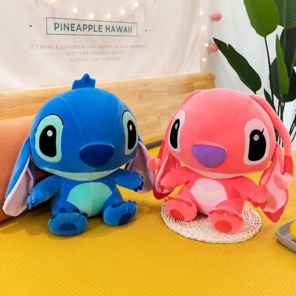 Planet Gates 60cm Giant Disney Lilo & Stitch Couple Models Cartoon Stuffed Plush Anime Plushs Baby Toys Pendant Toy Kawaii Kids Birthday Gift