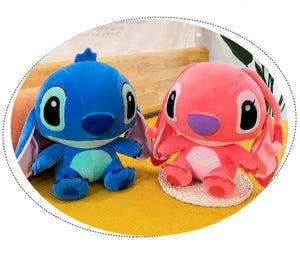 Planet Gates 60cm Giant Disney Lilo & Stitch Couple Models Cartoon Stuffed Plush Anime Plushs Baby Toys Pendant Toy Kawaii Kids Birthday Gift