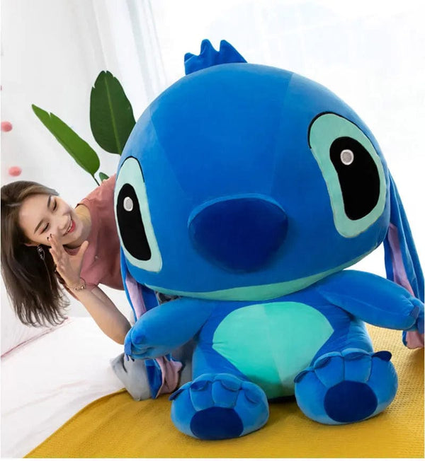 Planet Gates 60cm Giant Disney Lilo & Stitch Couple Models Cartoon Stuffed Plush Anime Plushs Baby Toys Pendant Toy Kawaii Kids Birthday Gift