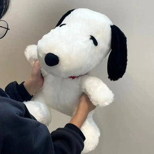 Planet Gates 60cm Snoopy Doll King Size 100CM White Doggy Plush Puppy Plushies Dog Stuffed Doll Kawaii Room Decor Bay Window Cushion Animal Toy Gift For Kid