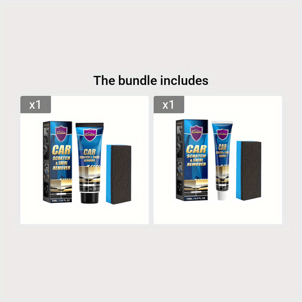 Planet Gates 60ml/2oz+15ml/0.5oz Repair Scratches & Swirls Instantly - 0.5/2/4oz Car Scratch & Swirl Remover Kit