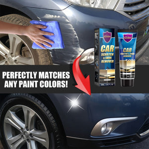 Planet Gates 60ml+Sponge Car Scratch And Swirl Remover, Repair Polishing Scratch Removal Wax Scratch Repair Kit For Paints, Easily Repair Paint Scratches, Swirl, Marks