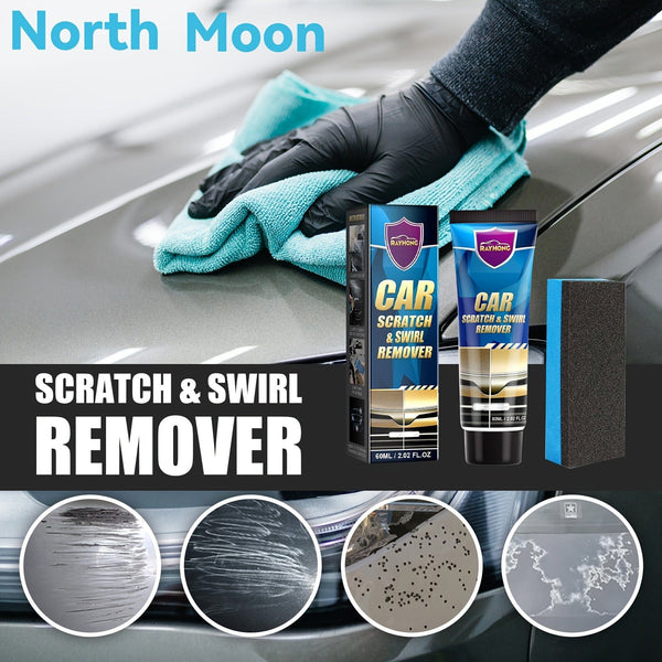 Planet Gates 60ml+Sponge Car Scratch And Swirl Remover, Repair Polishing Scratch Removal Wax Scratch Repair Kit For Paints, Easily Repair Paint Scratches, Swirl, Marks
