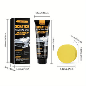 Planet Gates 60ml+sponge Car Scratch Repair Paste Car Paint Polishing Coating Paste Scratch Removal, Refurbishment Repair, Care Paste